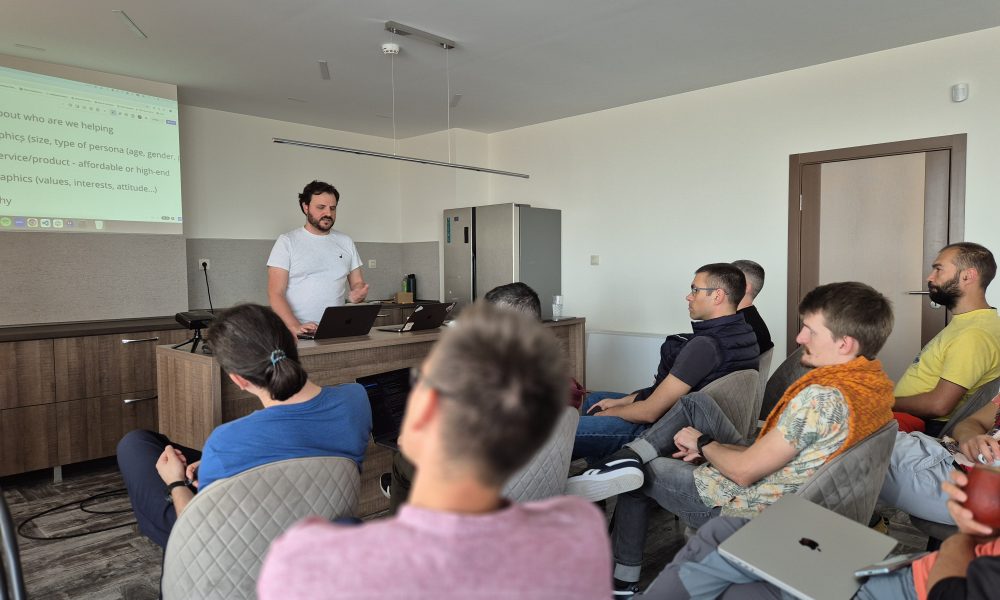 Camplight worker-owners on a workshop