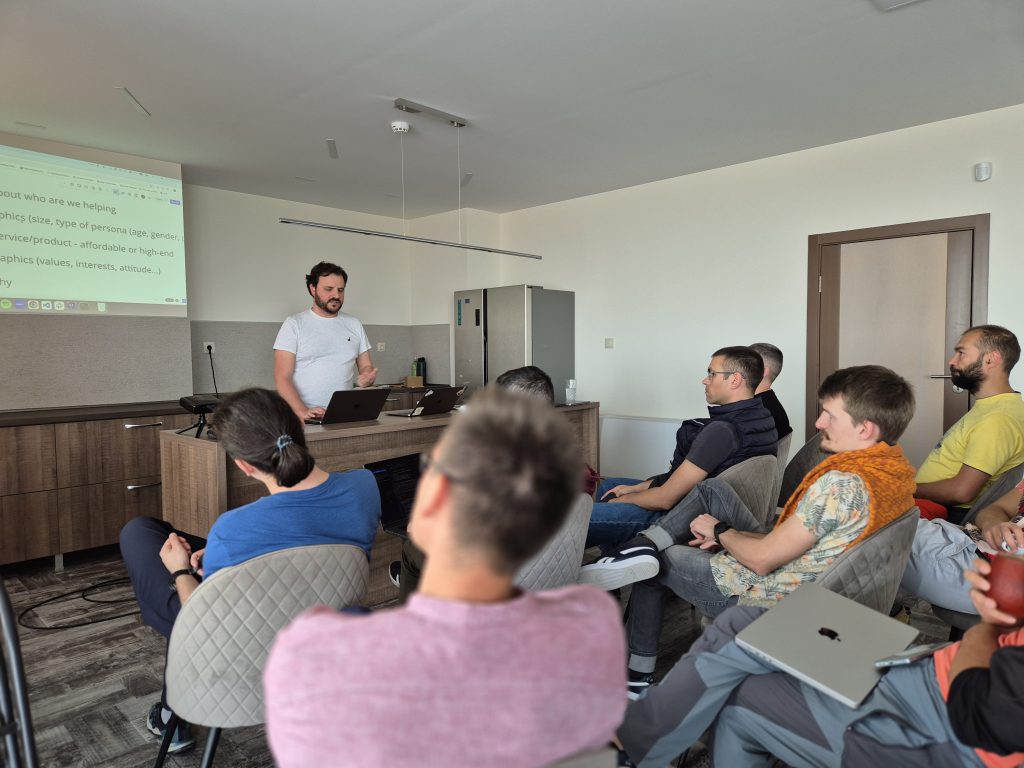 Camplight worker-owners on a workshop