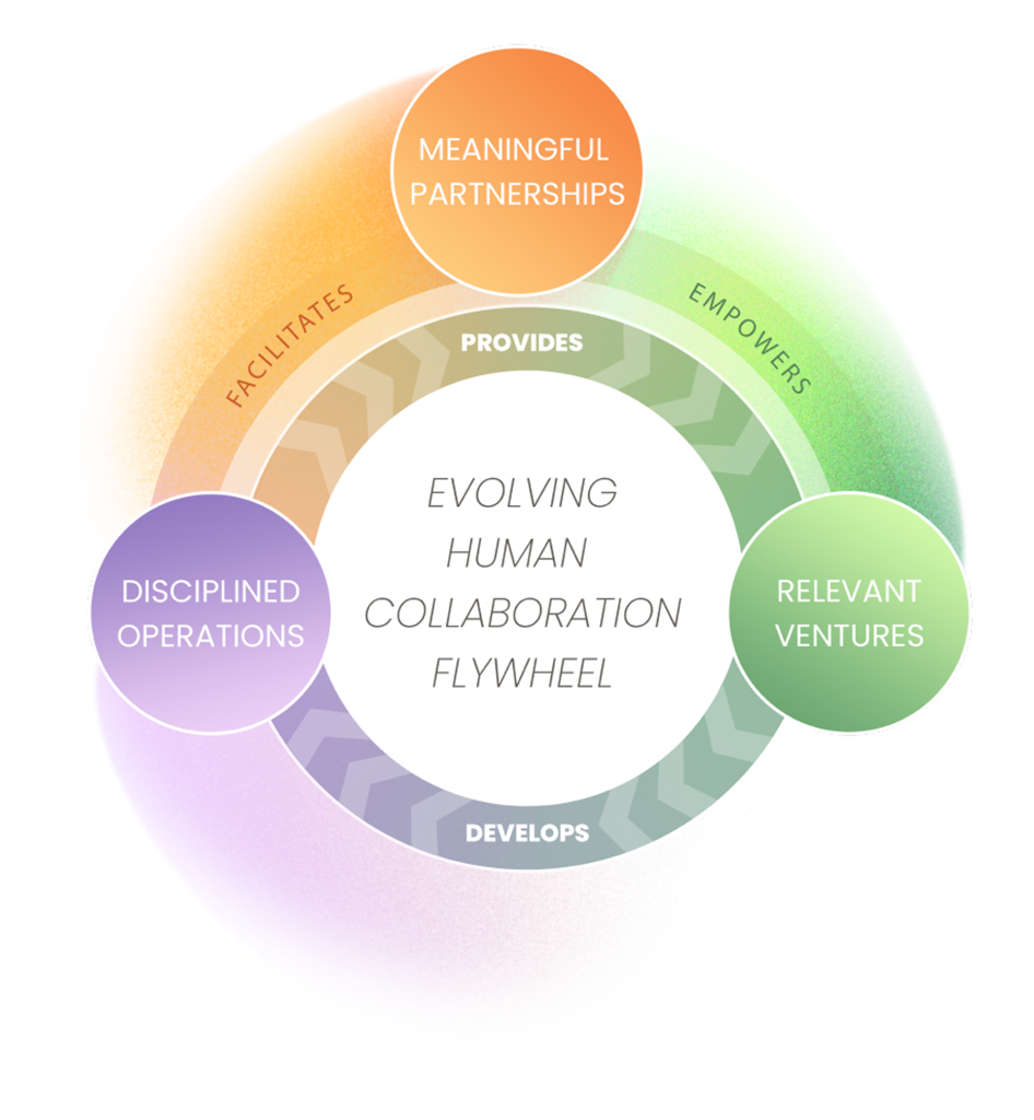 evolving human colaboration wheel