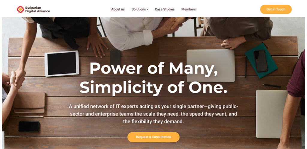 Landing page 1
