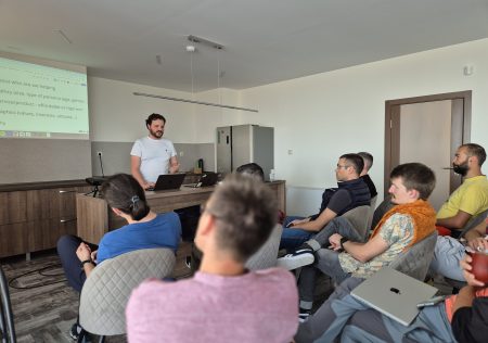 Camplight worker-owners on a workshop