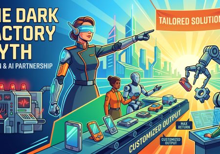 dark factory illustration